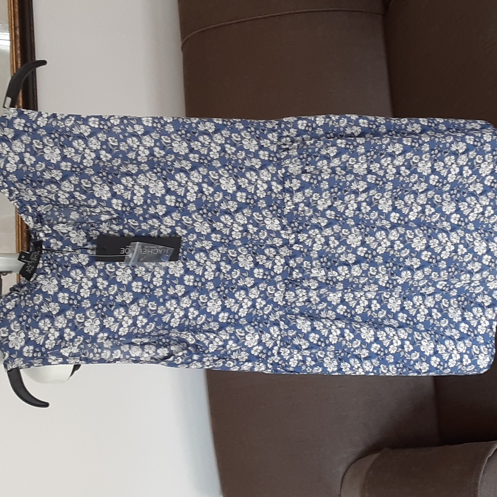 Rachel Zoe Blue Floral Sleeveless Top - Picture 3 of 7